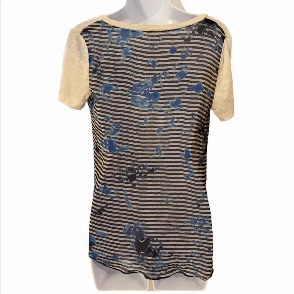 Bailey 44 T-Shirt with 100% Silk floral back